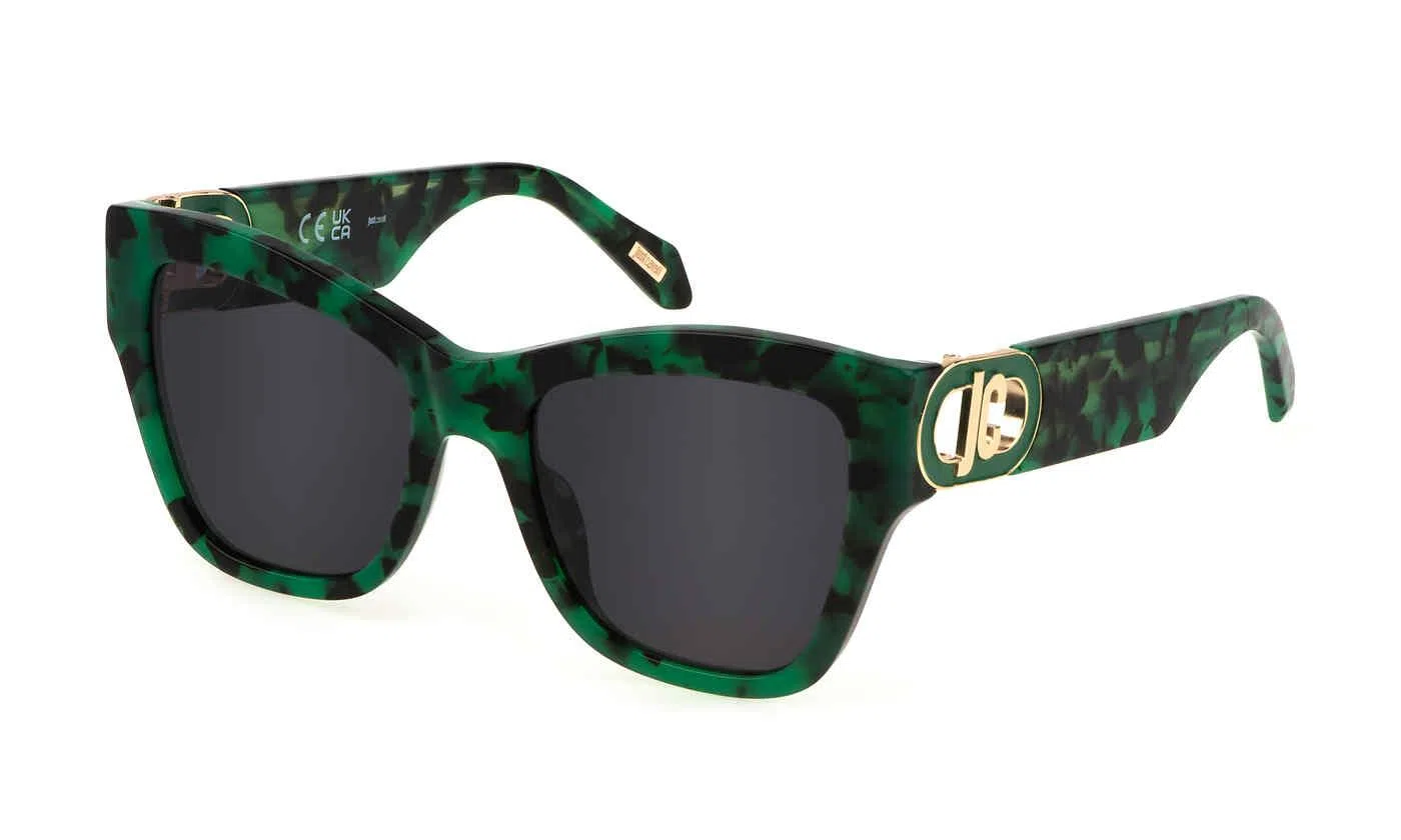 Just Cavalli SJC037 Sunglasses - GREEN HAVANA (092I)